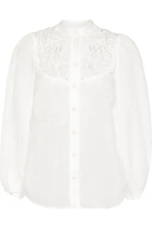 ZIMMERMANN Chemise à fleurs brodées