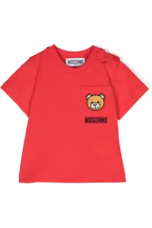 Moschino T-shirt en coton à patch Teddy Bear