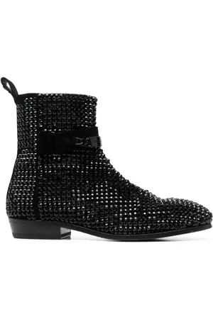 Philipp Plein Bottines à ornements en cristal