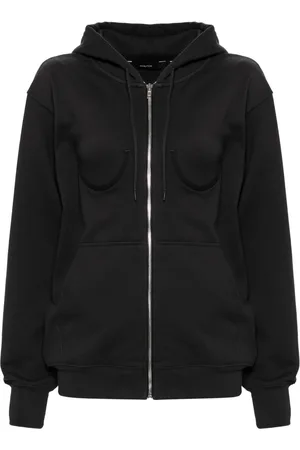 pushBUTTON Veste en coton à fermeture zippée