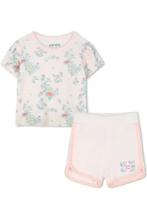 Kenzo Ensemble t-shirt-short à fleurs