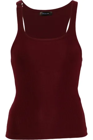MUGLER Débardeur à ornements métalliques