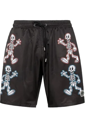 Philipp Plein Short de bain à imprimé graphique