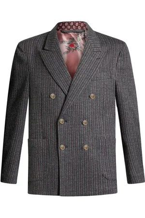 Etro Blazer croisé à rayures