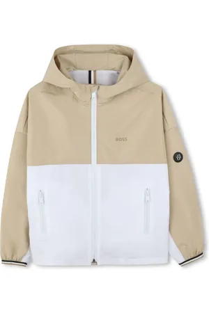 HUGO BOSS Veste bomber à design bicolore