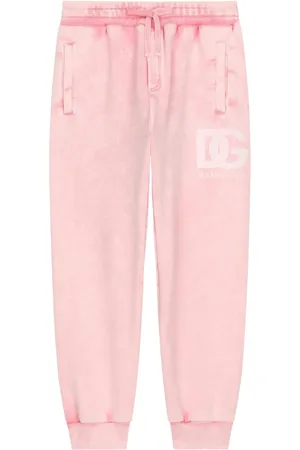 Dolce & Gabbana Pantalon de jogging en coton à logo imprimé