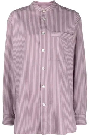 Tekla Chemise en coton biologique à rayures