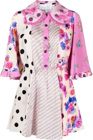 Natasha Zinko Robe courte à mélange d