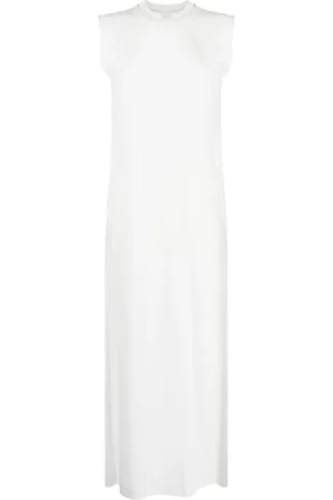 Y-3 Robe longue rayée à design sans manches