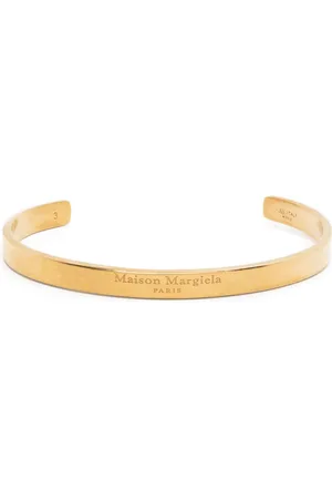 Maison Margiela Bracelet torque à logo gravé