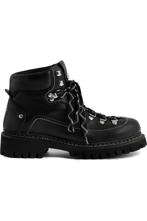 Dsquared2 Bottines en cuir à semelle crantée