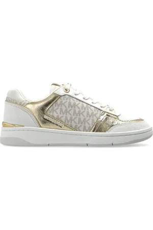 Michael Kors Baskets en cuir à design métallisé