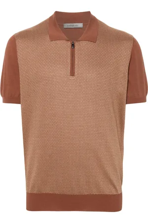 corneliani Polo en maille intarsia