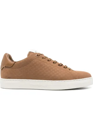 Emporio Armani Baskets à logo embossé