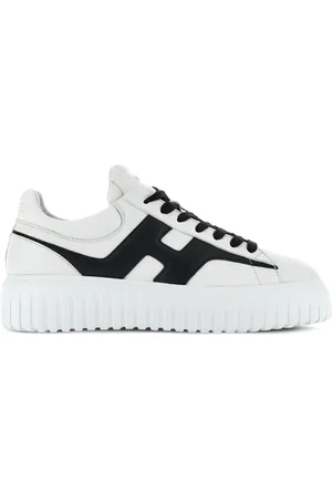 Hogan Baskets H-Stripes en cuir