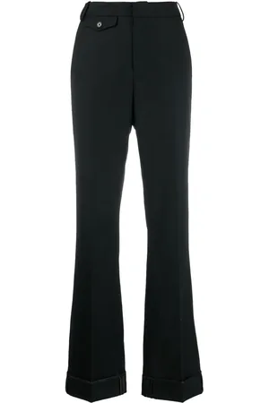 Zadig & Voltaire Pantalon Poetia en gabardine à ourlet retroussé