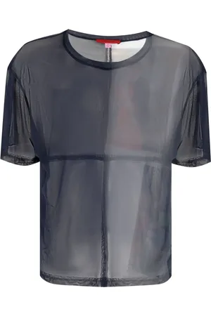 ECKHAUS LATTA T-shirt Prom à effet de transparence