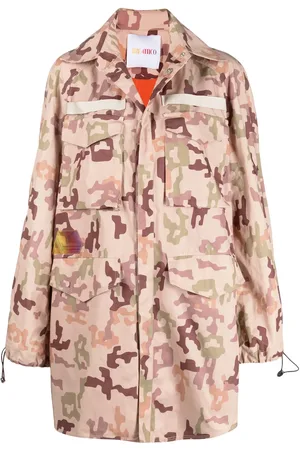 The Attico Parka à imprimé camouflage