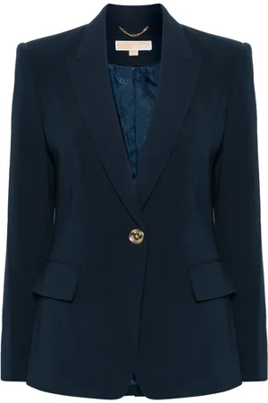 Michael Kors Blazer en crêpe à simple boutonnage