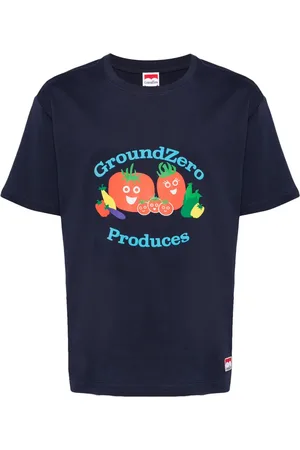 Ground Zero T-shirt en coton à imprimé graphique