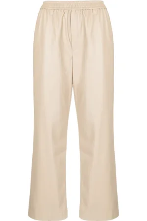 GOEN.J Pantalon droit en cuir artificiel