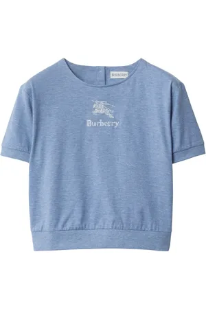 Burberry T-shirt en coton à logo brodé