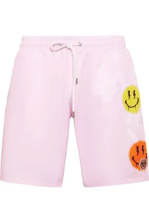 Philipp Plein Short de bain à logo imprimé