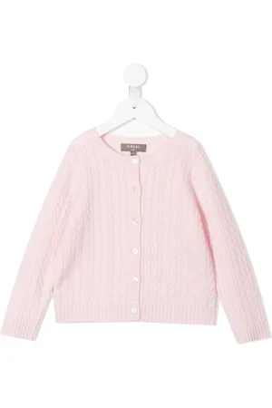 N.PEAL Cardigan en maille torsadée