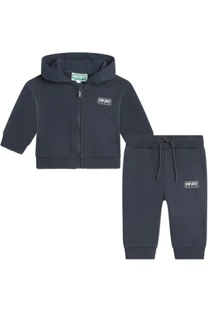 Kenzo Survêtement en coton à logo imprimé