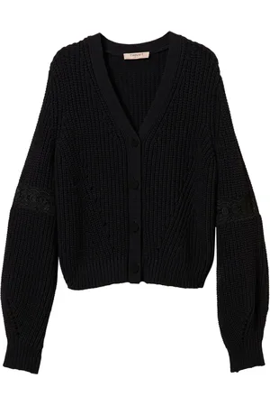 Twin-Set Cardigan à empiècements en dentelle