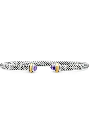 David Yurman Bracelet Classic Cable en or 14ct et sterling (4 mm)