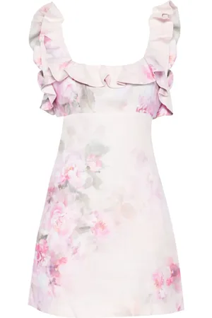 ZIMMERMANN Robe courte à fleurs