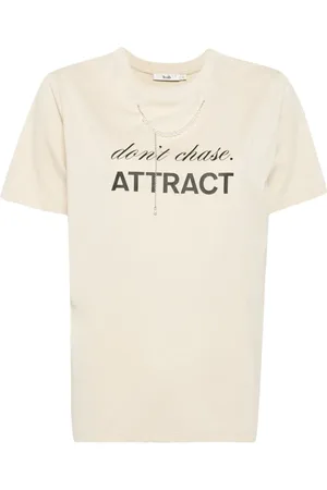 B+AB T-shirt à détails de perles artificielles