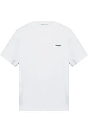 Helmut Lang T-shirt en coton à plaque logo