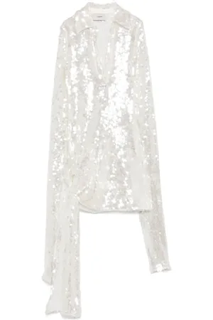 COPERNI Robe courte nouée à sequins