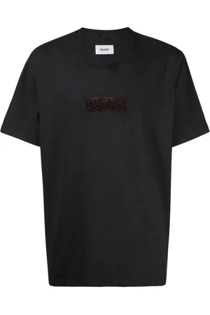 DOUBLET T-shirt en coton biologique à patch logo