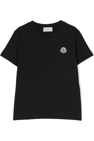 Moncler T-shirt en coton à patch logo