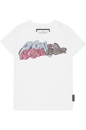 Philipp Plein T-shirt en coton à ornements en cristal