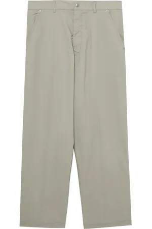 Izzue Pantalon en coton mélangé à coupe ample