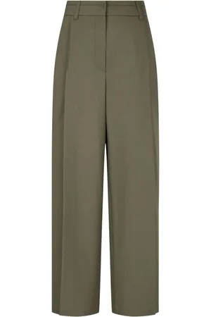 Studio Tomboy Pantalon évasé à taille haute