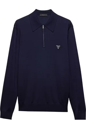 Prada Polo en laine à manches longues