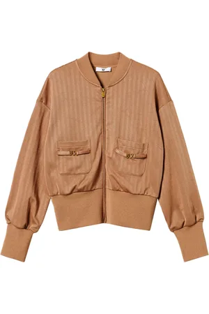 Twin-Set Veste bomber à logo