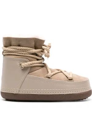 INUIKII Bottines en cuir à logo imprimé
