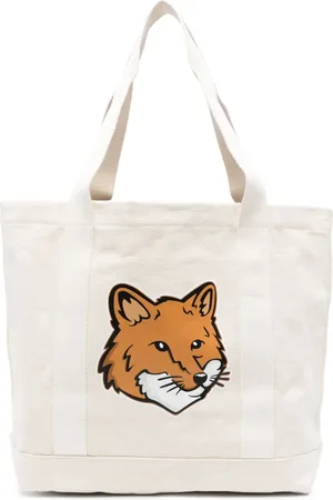 Maison Kitsuné Sac cabas Chillax Fox en coton