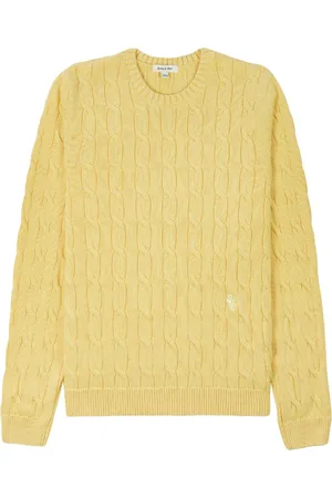 Sporty & Rich Pull en maille torsadée à broderies