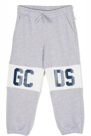 GCDS Pantalon de jogging en coton à logo imprimé