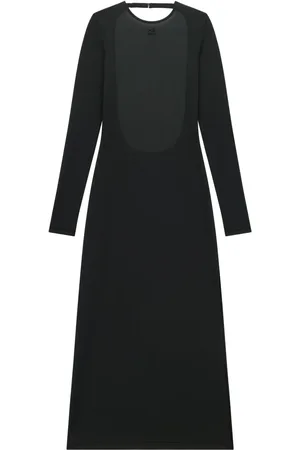 Courrèges Robe mi-longue à dos ouvert