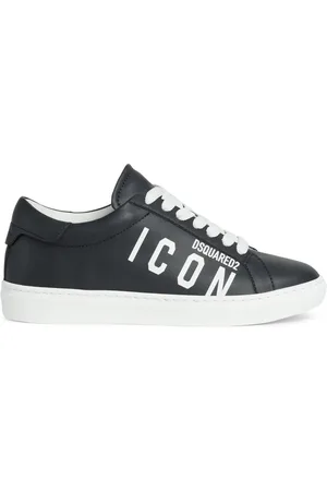 Dsquared2 Baskets en cuir à logo Icon