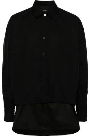 SONGZIO Chemise en coton à design superposé