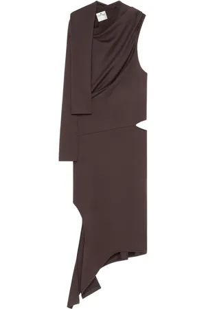 Courrèges Robe drapée à découpe